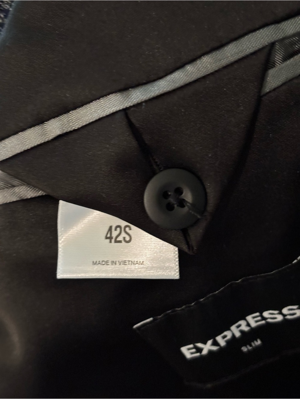 EXPRESS Men’s Single-Breasted 42S SUIT, 32x32 Pants - Picture 8 of 12